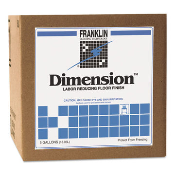 Franklin Cleaning Technology® Dimension Labor Reducing Floor Finish, 5 Gal Dispenser Box freeshipping - TVN Wholesale